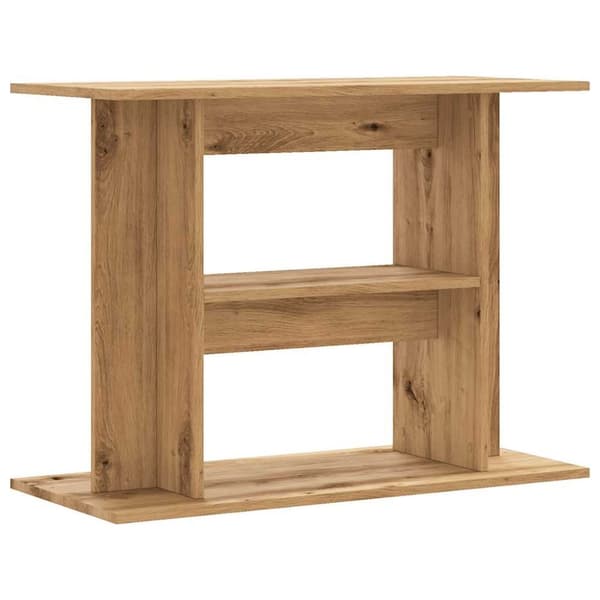 vidaXL Akvaarioteline artesaani tammi 80x35x60 cm tekninen puu