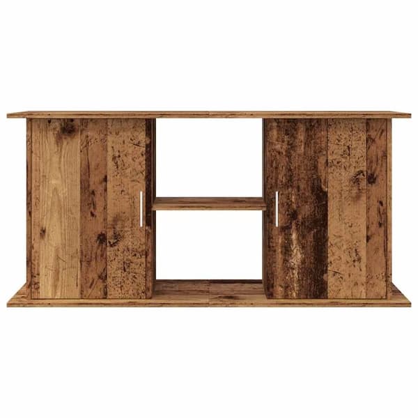 vidaXL Akvariumstativ gammelt tre 121x41x58 cm konstruert tre