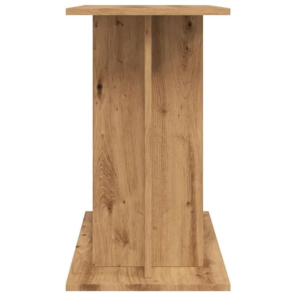 vidaXL Akvariebänk artisan ek 120x40x60 cm konstruerat trä