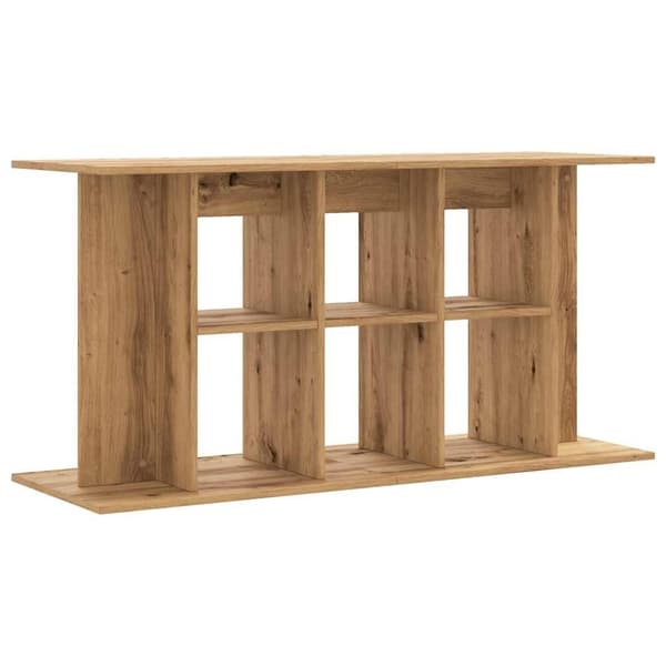 vidaXL Akvariebänk artisan ek 120x40x60 cm konstruerat trä