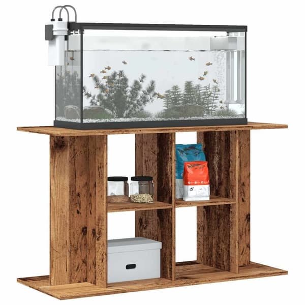 vidaXL Akvaarioteline vanha puu 100x40x60 cm tekninen puu