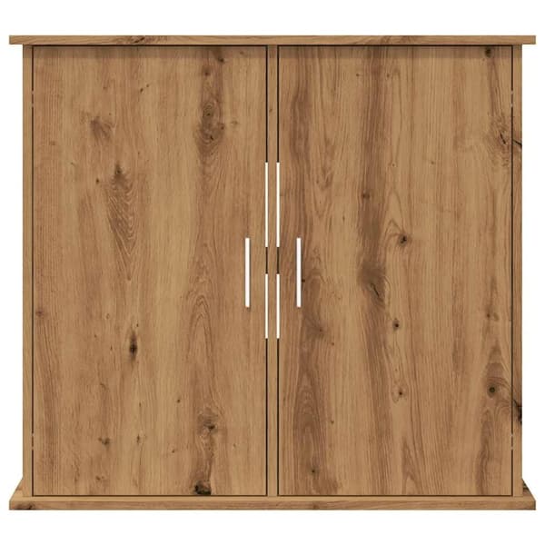 vidaXL akvariebord 81x36x73 cm konstrueret træ antikt eg
