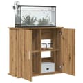 Miniatyrbillede 2 af 11: vidaXL akvariebord 81x36x73 cm konstrueret træ antikt eg