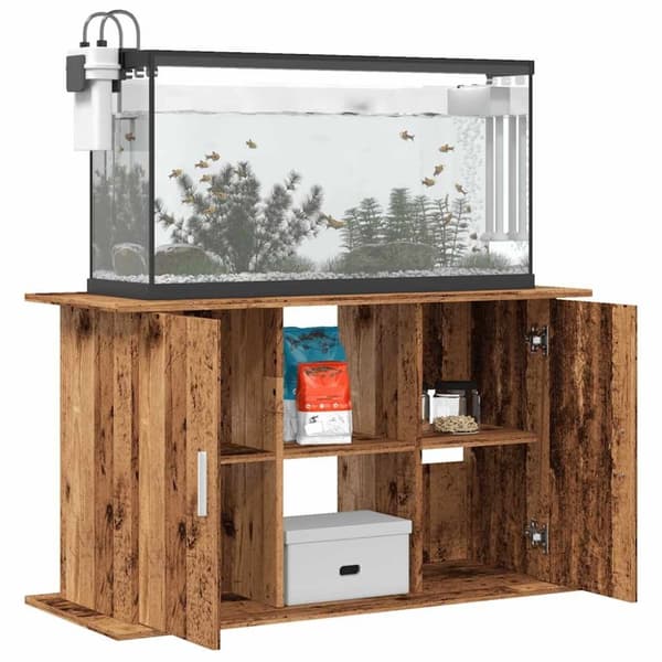 vidaXL Akvaarioteline vanha puu 101x41x58 cm tekninen puu