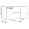 Pikkukuva 11 / 11: vidaXL Akvaarioteline artesaani tammi 121x41x58 cm tekninen puu