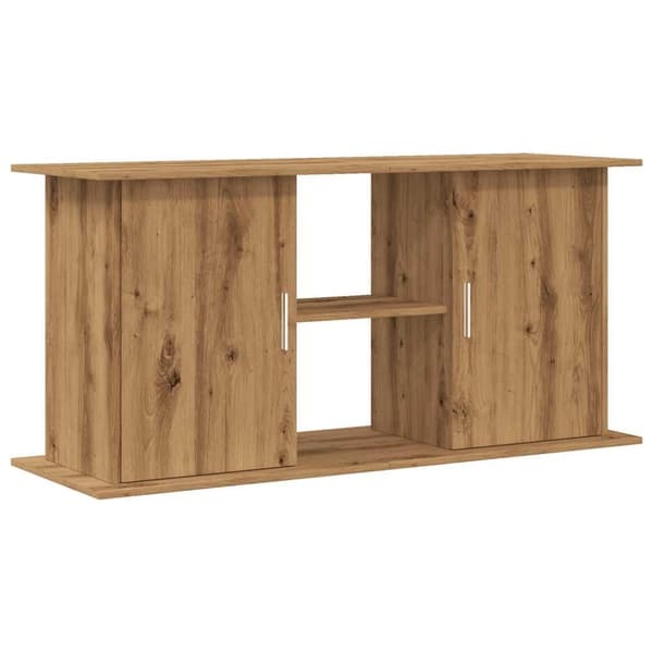 vidaXL Akvaarioteline artesaani tammi 121x41x58 cm tekninen puu