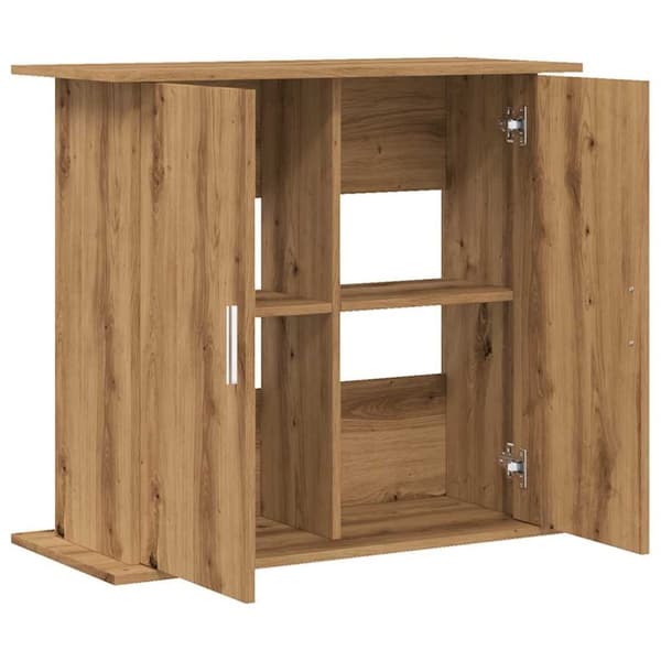 vidaXL Akvaarioteline artesaani tammi 81x36x73 cm tekninen puu