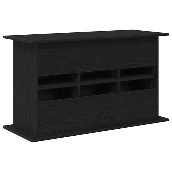 vidaXL akvariebord 101x41x58 cm konstrueret træ sort egetræsfarve