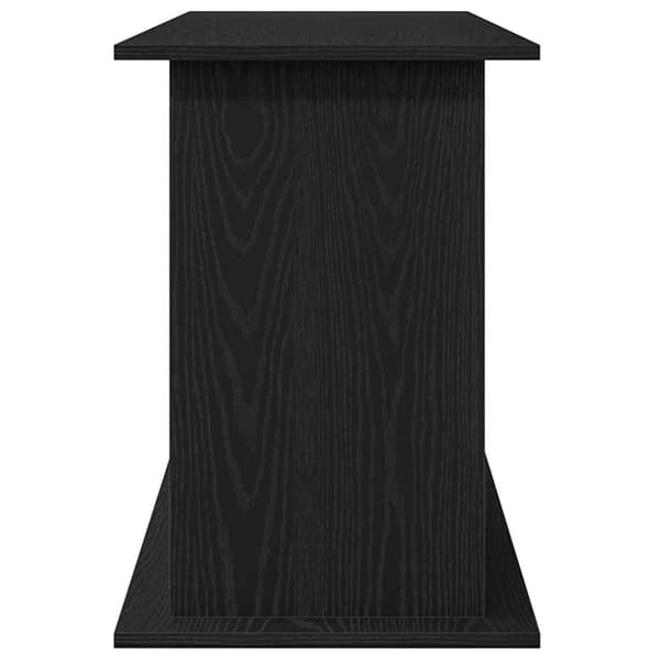 vidaXL akvariebord 121x41x58 cm konstrueret træ sort egetræsfarve