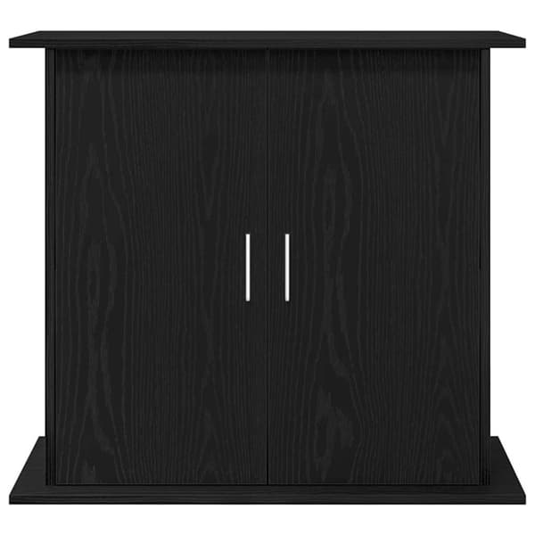 vidaXL akvariebord 81x36x73 cm konstrueret træ sort egetræsfarve