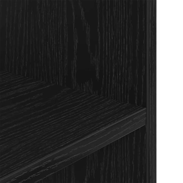 vidaXL Akvaarioteline musta tammi 100x40x60 cm tekninen puu