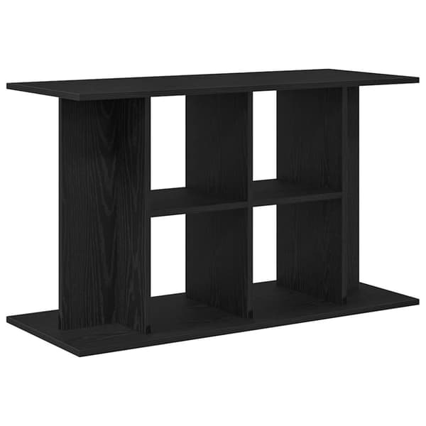 vidaXL akvariebord 100x40x60 cm konstrueret træ sort egetræsfarve