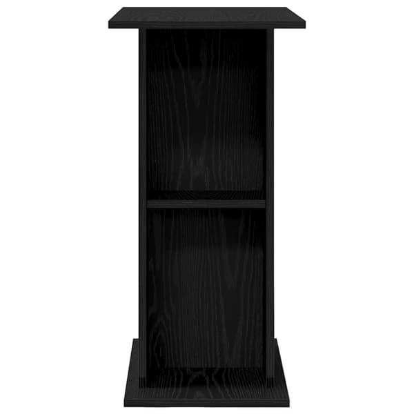 vidaXL akvariebord 60,5x36x72,5 cm konstrueret træ sort egetræsfarve