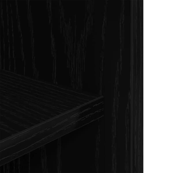 vidaXL akvariebord 60,5x36x72,5 cm konstrueret træ sort egetræsfarve