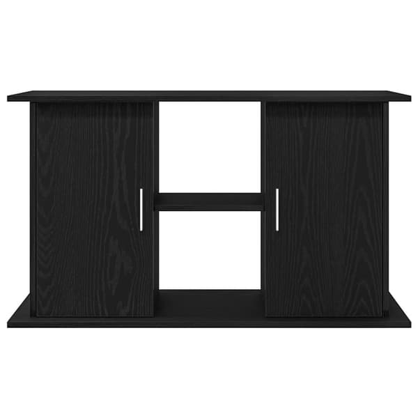 vidaXL Akvariumstativ svart eik 101x41x58 cm konstruert tre