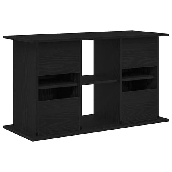 vidaXL Akvariumstativ svart eik 101x41x58 cm konstruert tre