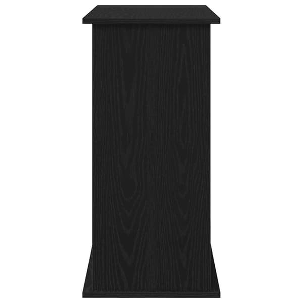vidaXL Akvariumstativ svart eik 81x36x73 cm konstruert tre