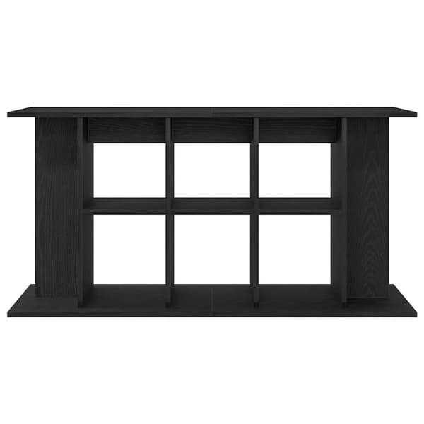 vidaXL Akvaarioteline musta tammi 120x40x60 cm tekninen puu