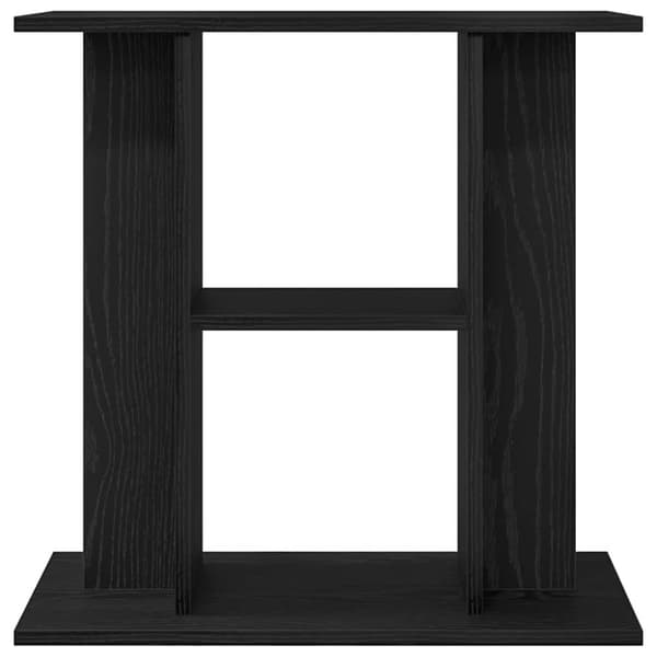 vidaXL Akvarieställ svart ek 60x30x60 cm konstruerat trä