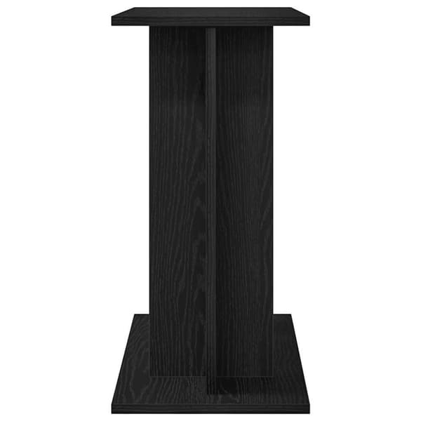 vidaXL Akvarieställ svart ek 60x30x60 cm konstruerat trä