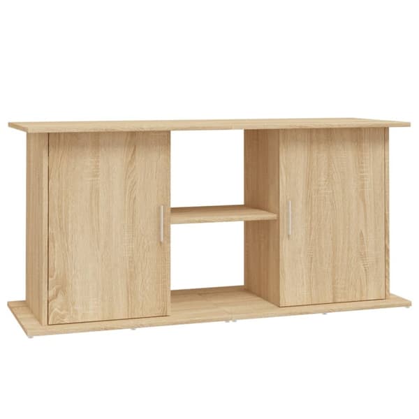 Akvariebänk sonoma-ek 121x41x58 cm konstruerat trä