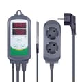 Miniatyrbild 1 av 6: digital temperaturregulator med dubbla displayfönster, dubbel reläutgång, plug and play, säker och pålitlig