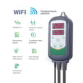 Miniatyrbild 3 av 5: WIFI digital temperaturregulator med APP-kontroll, dubbla displayfönster, dubbel reläutgång, säker och pålitlig, plug and play
