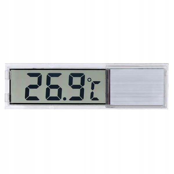 AKVARIUM Termometer Akvarium Sugkopp BATTERI Externt Terrarium
