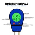 Miniatyrbild 4 av 6: Digital Soil Tester 3i1 Temperatur Fuktighet PH Meter Surhetsanalysator