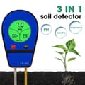 Miniatyrbild 2 av 6: Digital Soil Tester 3i1 Temperatur Fuktighet PH Meter Surhetsanalysator