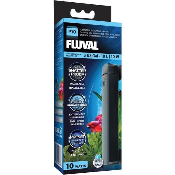 FLUVAL FL P10 -esiasetettu akvaariolämmitin - kaloille
