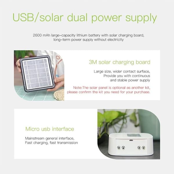 Automatiskt bevattningssystem - ARHATREYA - WiFi - Dubbelpump - Solpanel
