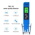 Miniatyrbillede 2 af 6: OBOSOE 3-i-1 digital detektortest for vandkvalitet – LCD TDS EC TEMP vandmålingstestpen