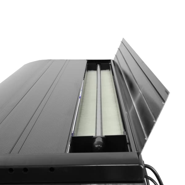 300 L Akvarium med Skåp Svart Möbelakvarium Natursand Akvarieskåp Skåpakvarium Akvarier 300W Doppvärmare 1800 L Filter Inbyggd Luftpump LED Belysning