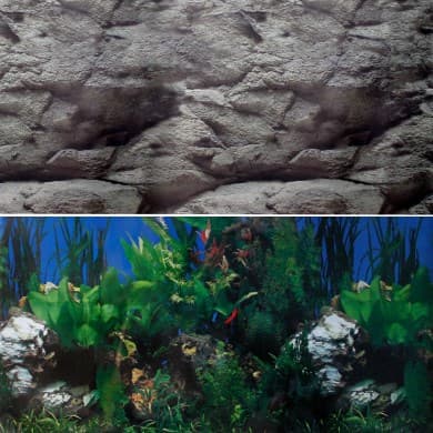 300 L Akvarium med Hvidt Skab, Tilbehør og Blåt Sand | Akvarieskabe, Sand, Dekorationer, Planter, Dyppevarmer, Filter, Luftpumpe, Belysning