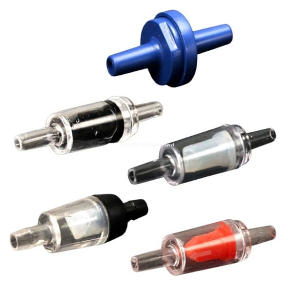 Backventil för Akvariets Syrgasluftpump Backflow-Plast Anti-Backflow Dropship