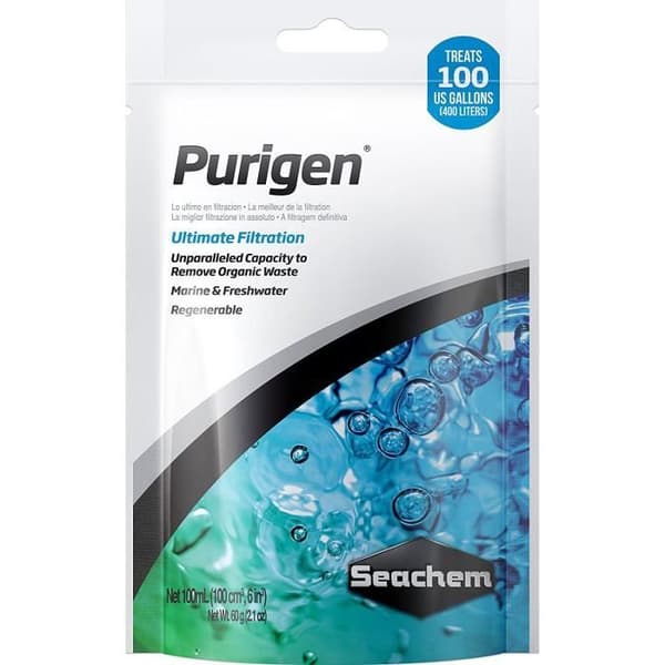 Purigen 100 ml syntetiskt Filtraton-medium för akvarier