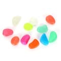 Miniatyrbild 2 av 4: RA09097-Fluorescerande Pebbles Fish Tank Fluorescerande Bright Luminous Pebbles Ljusande stenar för akvariedekorationStor