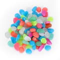 Miniatyrbild 1 av 4: RA09097-Fluorescerande Pebbles Fish Tank Fluorescerande Bright Luminous Pebbles Ljusande stenar för akvariedekorationStor