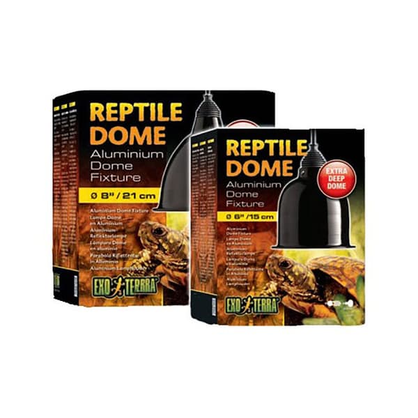 Exo Terra Kupolarmatur I Aluminium Reptile Dome  21 cm