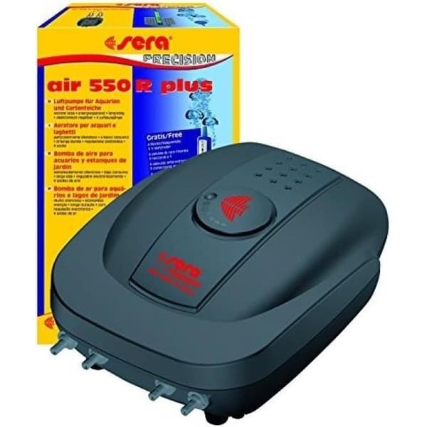 Luftpump för akvarium/trädgårdsdamm SERA AIR 550 R PLUS - Tyst och energieffektiv - 550 l/h