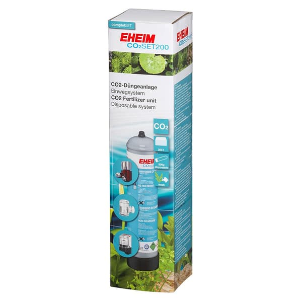 Eheim Co2 Set 200 Täydellinen Setti Johon Kuuluu Kertakäyttöinen Pullo 500g