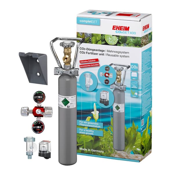 Eheim Co2 Set 400 Täydellinen Setti Sisältäen Uudelleentäytettävän Pullon 500g