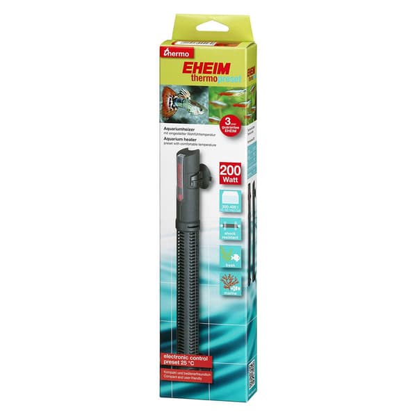 Eheim Thermopreset 200 400l Esiaseta Akvaarion Lämmitin 25 °c:seen