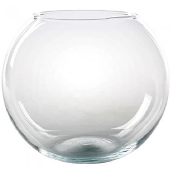 Akvarium kula - VÅG - Modell 30 - Mundblåst glas - Diameter 28 cm - 360° vy