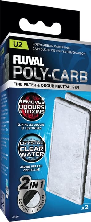Fluval Poly/Carbon-patron 2-pak U2 - (126.2490)