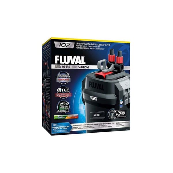 Fluval Beholderfilter 107 550l/H - (126.4107)