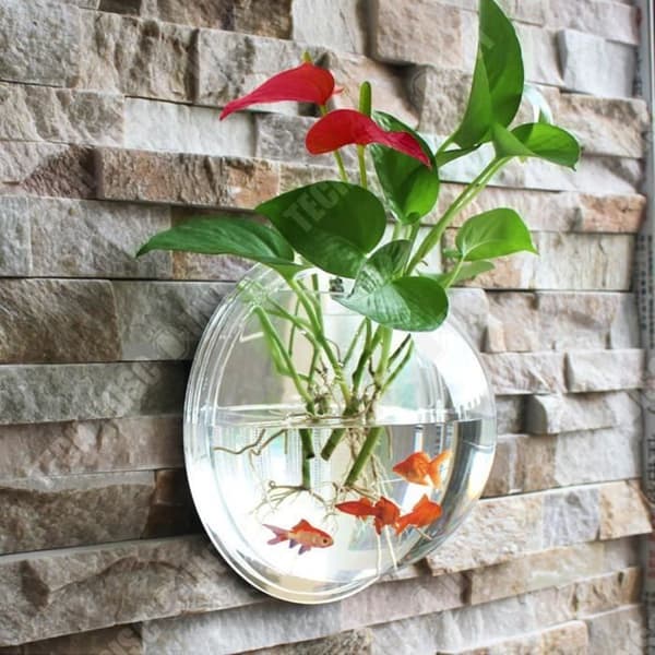 Akvariumsväggmålning - TEKNIKRABATT - Transparent akryl - Original dekoration