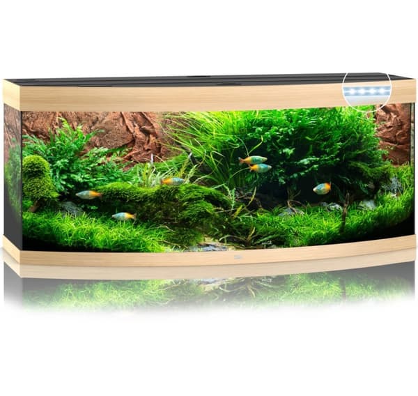 Aquarium Vision LED 450 L vaaleaa puuta