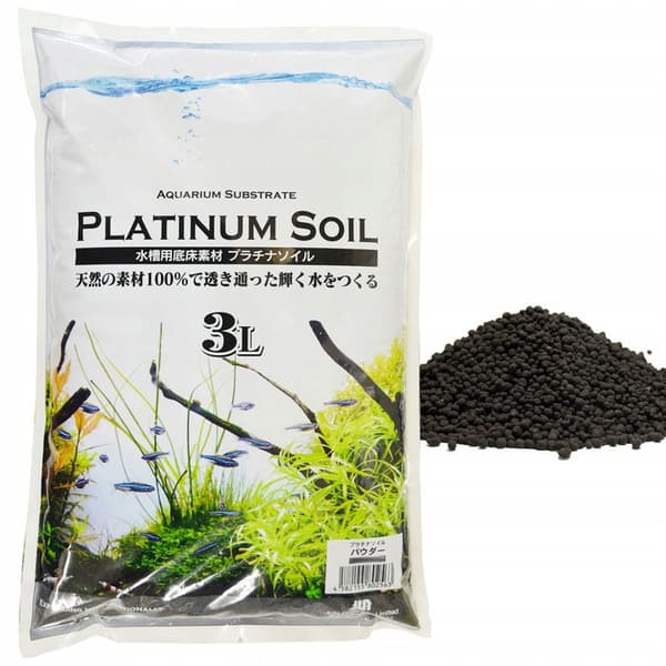 QualDrop PLATINIUM JORD sort superpulver 3L - mineralsubstrat til dyrkning af vandplanter